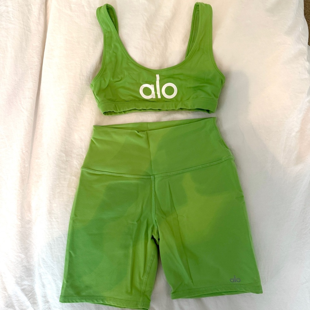 ALO Green Apple Short Set